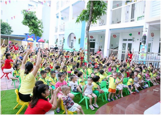 Trường MN Kim Đồng chào mừng năm học mới- nhiều thành công mới